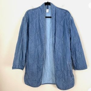 Marine Layer Women’s Reversible Jane Quilted Indigo Jacket, size small